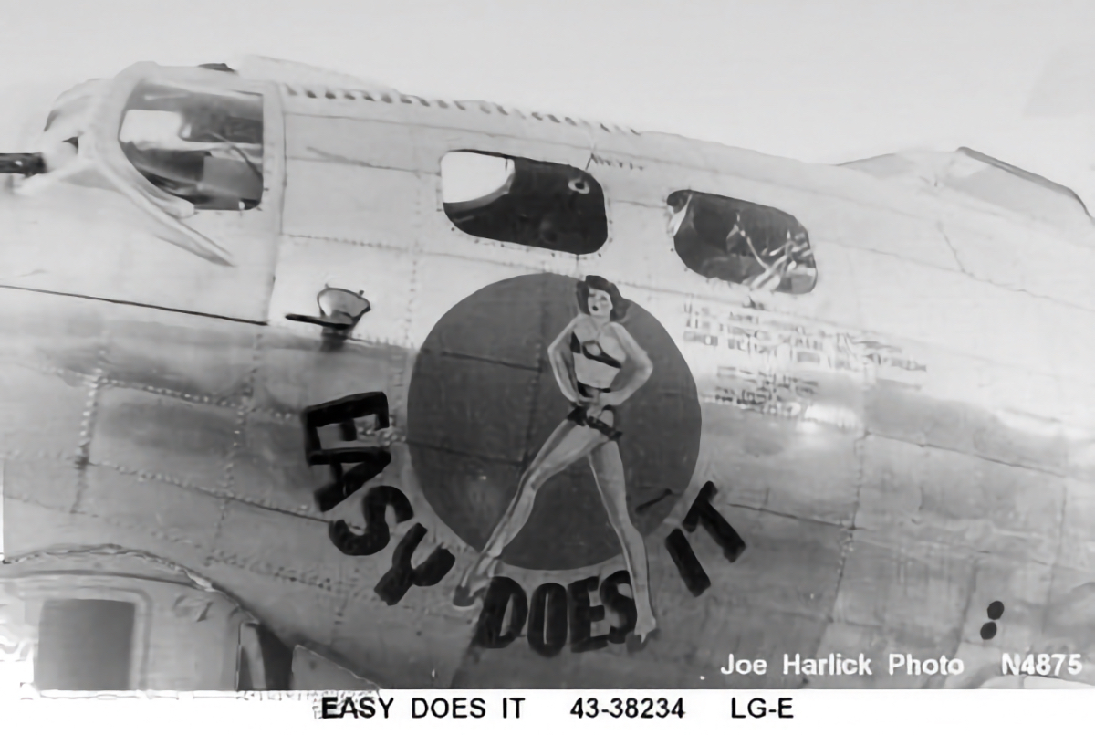 Nose art of B-17 G <i>Easy Does It</i> (LG-E, 43-28234) (American Air Museum in Britain, UPL 50944.