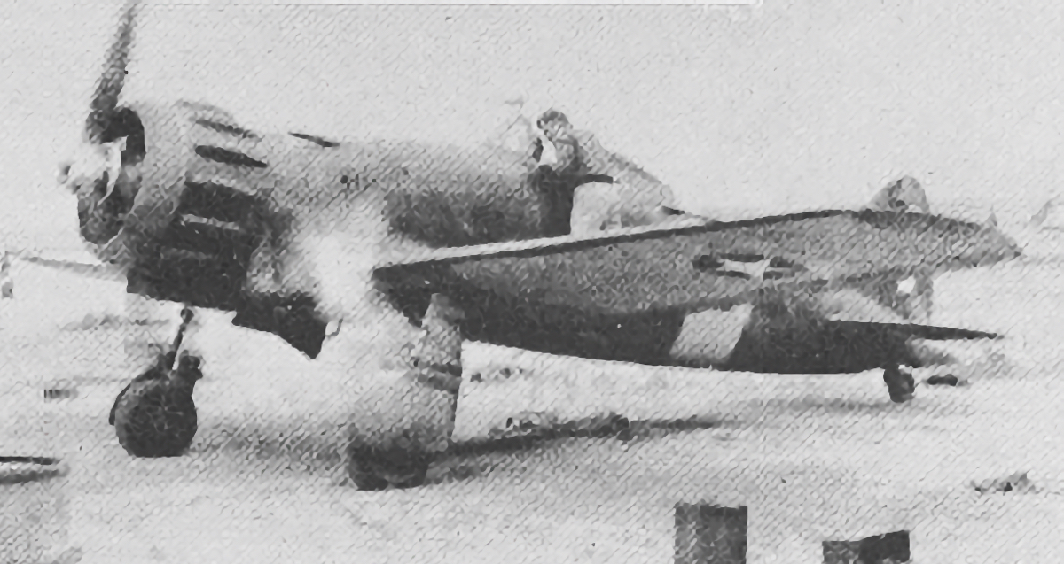 The Italian Fiat G-50 which Staff Sergeant Alex Juhl managed to get serviceable before wrecking it at Castel Benito.