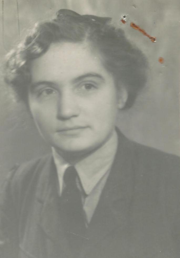 Alice Andersen Hornbo in her uniform during the war (Museum of Danish Resistance).