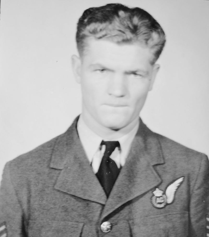 Sgt Paul Andersen in his RCAF uniform, 1943-44