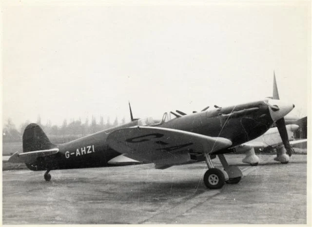 Photo of G-AHZI <i>Josephine</i> purchased by Bramson in 1946 and in which he crashed in Copenhagen on 15 April 1947 (source: internet).